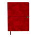 Щоденник недат. VELOUR, A5, червоний, штуч.шкіра, 336 стор BM.20770-05 фото 1