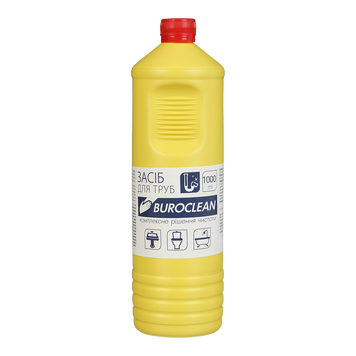 Жидкость для чистки труб 1000 мл BUROCLEAN (тип Крот) 10700400 фото