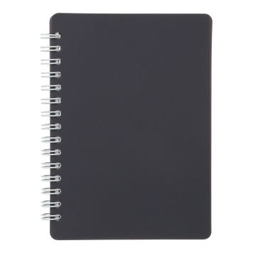 Тетрадь для записей CLASSIC, А6, 80 л., клетка, пластиковая обложка, серая BM.2589-009 фото