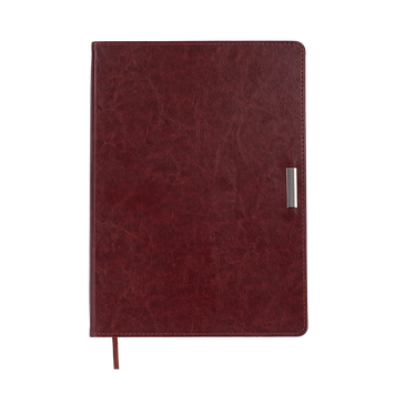 Щоденник недат. SALERNO, L2U, А4, коричневий, штуч.шкіра, 336 стор BM.20990-25 фото