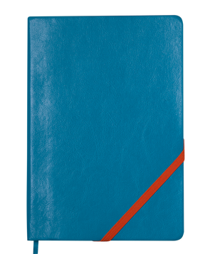 Блокнот деловой LOLLIPOP, L2U, А5, 96 л., нелинов., голубой, иск. кожа BM.295003-14 фото