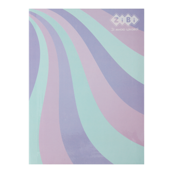 Блокнот PATTERN, А-5, 64 арк., кліт., ітгр. обкл., мат. лам.+Уфлак, KIDS Line, блакитний ZB.12767-14 фото