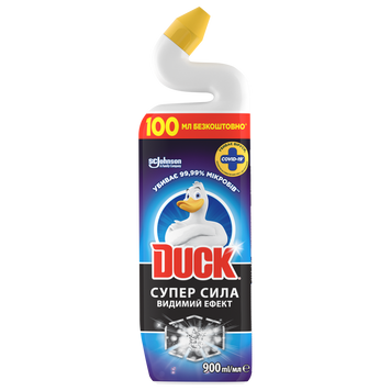 Засіб чист. дтуалету DUCK 5-в-1 900мл Видимий ефект w.05318 фото