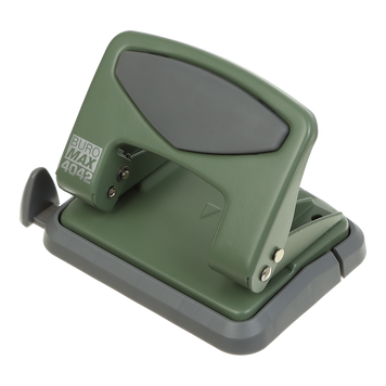 Діркопробивач металевий , до 25 арк.MORANDI STYLE MILITARY зелений BM.4042-04 фото