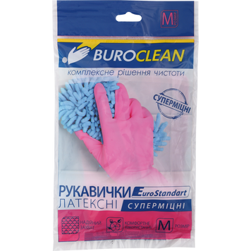 Перчатки хозяйственные суперпрочные Buroclean, размер M 10200304 фото