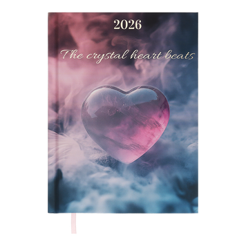 Щоденник датов. поліграфічний ROMANTIC 2026 , A5, аквамарин BM.2170-17 фото