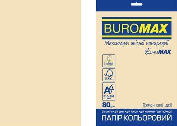 Бумага цветная PASTEL, EUROMAX, крем., 20 л., А4, 80 г/м&sup2; BM.2721220E-49 фото