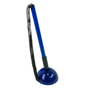 Ручка шарик. на подставке BLUE DeskPen, L2U, 0,7 мм, синие чернила BM.8141-01 фото