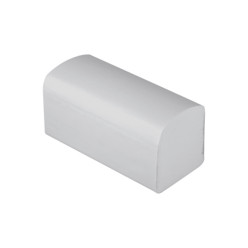 Рушники целюлозні V-подібні, 150 шт, 23х21 см, 2-х сл., білий BUROCLEAN 10100119 фото
