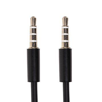 Аудіо кабель PowerPlant mini jack 3.5 мм 4 pin M-M, 1.2 м CA913053 фото