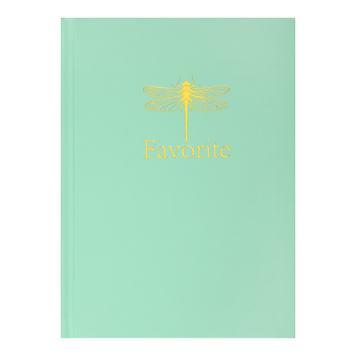 Записна книжка FAVOURITE, PASTEL, А5, 96 арк., кліт, офсет крем, тв. лам. обкл., м'ятна BM.2410-438 фото