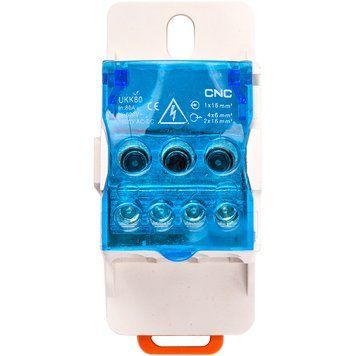 Распределительный блок CNC FTUKK80 80A, на DIN-рейке NV821761 фото
