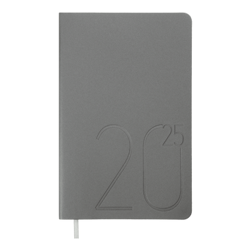 Еженедельник датир. 2026 STEEL, A5, серебро, иск.кожа BM.2709-24 фото