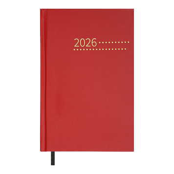 Щоденник датов. 2026 ZEST, A5, червоний, бумвініл BM.21167-05 фото