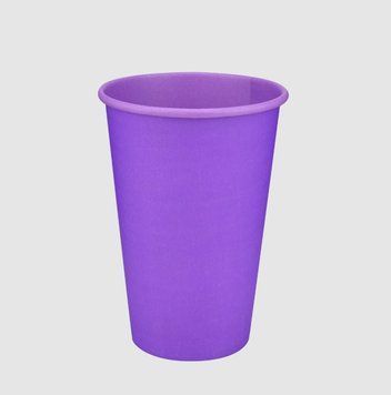 Стакан паперовий, 340мл, "LAVANDA CUP", BUROCLEAN 50штуп 1080052 фото