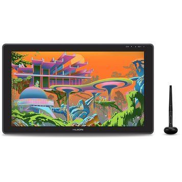 Графический монитор Huion Kamvas 22 Plus + перчатка GS2202 фото