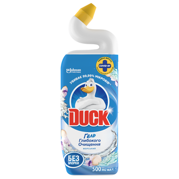 Засіб чист. дтуалету DUCK 5-в-1 500мл Морська свіжість w.00719 фото