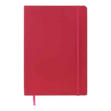 Блокнот діловий TOUCH ME, L2U, А5, 96 арк., лінія, малиновий, шт.шкіра BM.295202-29 фото