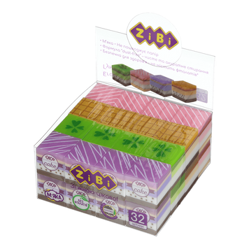 Ластик прямоугольный CAKE, 25х25х24 мм, KIDS Line ZB.5421 фото