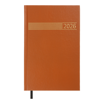Щоденник датов. 2026 TIME, A5, коричневий, бумвініл BM.21168-25 фото