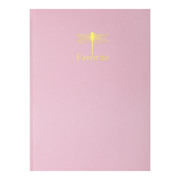 Книга канцелярская FAVOURITE, PASTEL, А4, 96 л., клетка, офсет, тв.ламинированная обложка, розовая BM.2400-410 фото