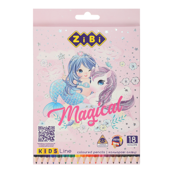 Олівці кольорові, 18кол., МАГІЯ, KIDS Line ZB.2449 фото