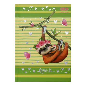 Блокнот LOVE IS, А6, 64 л., клетка, тв. обл., мат. ламин.+лак, салатовый, KIDS Line ZB.12719-15 фото