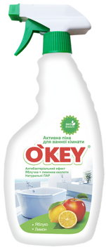 Піна для чищення активна для ванної 500мл, O'KEY ok.81917 фото