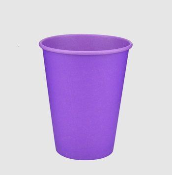 Стакан паперовий, 400мл, "LAVANDA CUP", BUROCLEAN 50штуп 1080053 фото