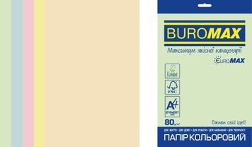 Набор цветной бумаги PASTEL, EUROMAX, 5 цв., 50 л., А4, 80 г/м&sup2; BM.2721250E-99 фото