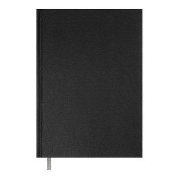 Книга записная OPTIMAL, А5, 64 л., клетка, черная, бум винил BM.25514101-01 фото