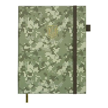 Щоденник датов. 2026 MILITARY, A5, хакі, штучна шкіра BM.21134-59 фото