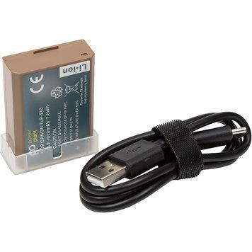 Акумулятор PowerPlant Canon TLP-E10 1020mAh з кабелем Type-C CB971275 фото