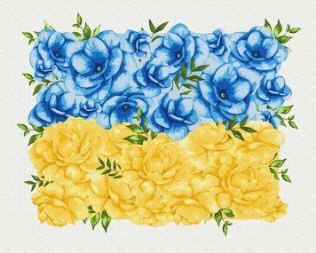 Картина по номерам "Квітучий прапор &copy;Svetlana Drab", 40*50, KIDS Line ZB.64053 фото