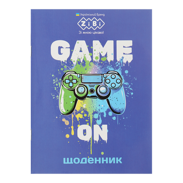 Дневник школьный GAME ON, А5, 40л., мягк. обл., на скобе, глянц.ламин., SMART Line ZB.13108 фото