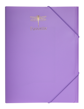 Папка на гумках FAVOURITE, PASTEL, А4, бузкова BM.3954-26 фото