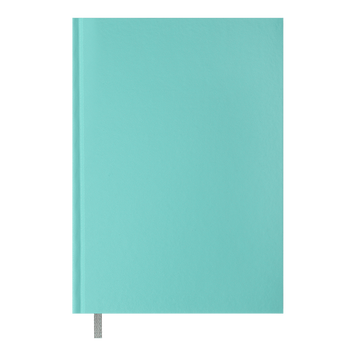 Книга записна OPTIMAL, А5, 64 арк., клітинка, бірюзова, бум вініл BM.25514101-06 фото