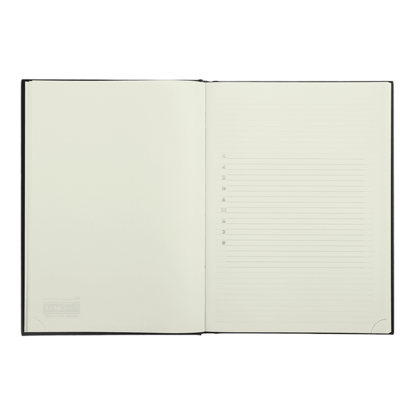Щоденник недат. TOUCH ME, L2U, A6, чорний, штуч.шкіра, 336 стор BM.26140-01 фото