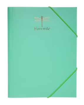 Папка на гумках FAVOURITE, PASTEL, А4, м'ятна BM.3954-38 фото