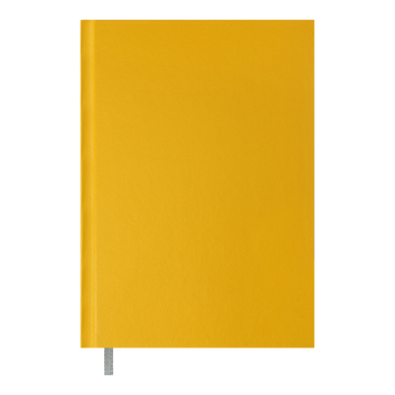 Книга записна OPTIMAL, А5, 64 арк., клітинка, жовта, бум вініл BM.25514101-08 фото