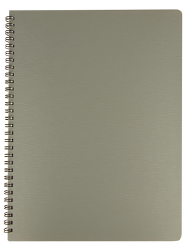 Тетрадь для записей BARK А4, 60 л.,клетка, пластиковая обложка, серая BM.24454154-09 фото