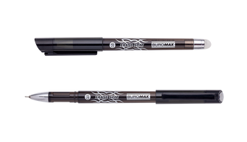 Ручка гелева "Пиши-Стирай" ERASE SLIM, 0.5 мм, чорні чорнила BM.8300-02 фото