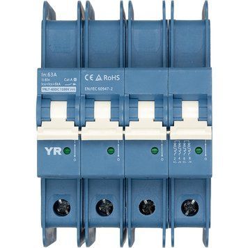 Автоматичний вимикач HiSmart 4P, 63A, 1000VDC NV820481 фото