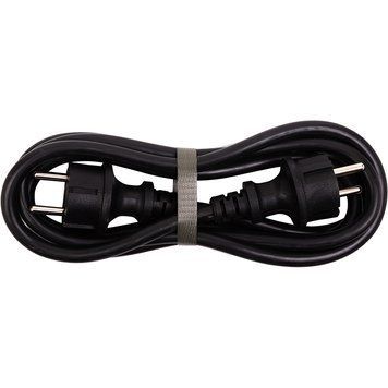 Мережевий кабель PowerPlant 2м, 2x2.5мм2, 16А, 100% мідь (two male plugs) EX610747 фото