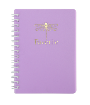 Зошит для нотаток FAVOURITE, PASTEL, А6, 80 арк., клітинка, пласт. обкладинка, бузковий BM.24652154-26 фото