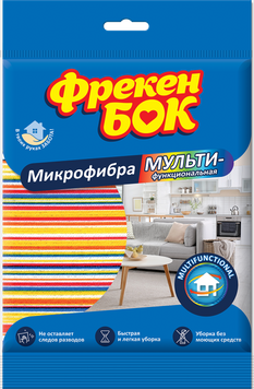 Салфетка мультифункциональная, микрофибра, Умная Экономия, (40шт/ящ) ФРЕКЕН БОК fb.24922 фото