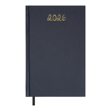 Щоденник датов. 2026 OPTIMAL, A5, синій, бум вініл BM.2121-02 фото