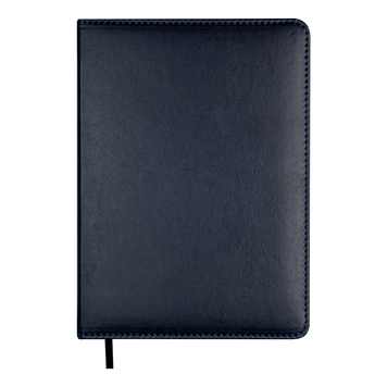 Щоденник недат. PRIME, A5, темно-синій, штуч.шкіра/поролон, 336 стор BM.20380-03 фото