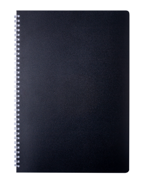 Тетрадь для записей CLASSIC, А4, 80 л., клетка, пластиковая обложка, черная BM.2446-001 фото