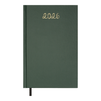 Щоденник датов. 2026 OPTIMAL, A5, зелений, бум вініл BM.2121-04 фото